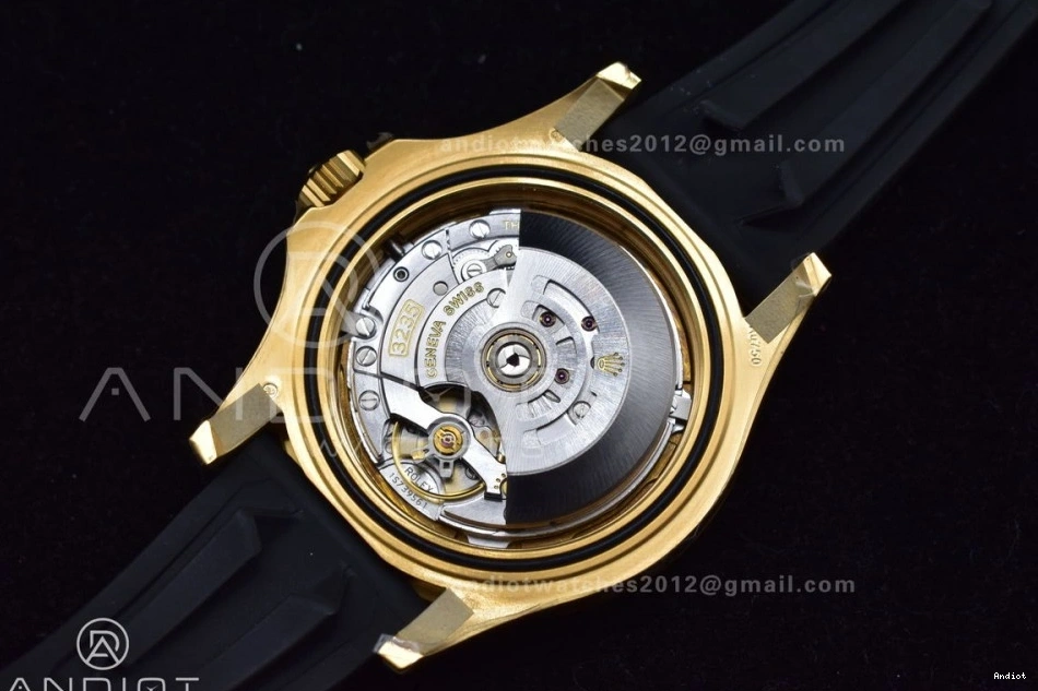 Black Ceramic 1:1 on 3D Edition Best Rubber Strap Yacht-Master VSF VS3235 42mm Black Bezel 226658 0410